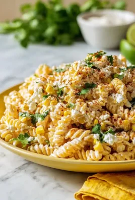 Delicious elote pasta salad with Greek yogurt served in a bowl.