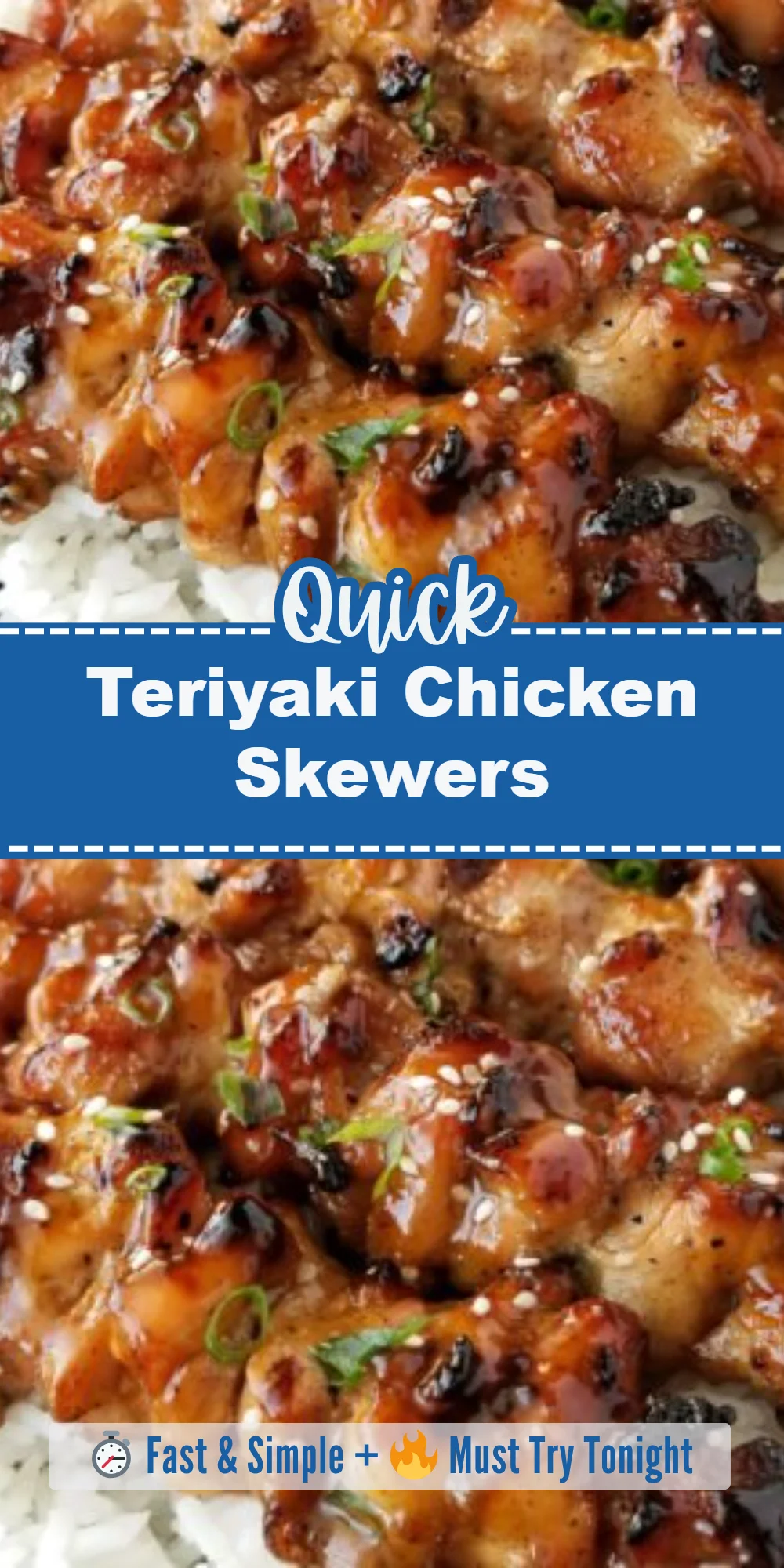 Teriyaki Chicken Skewers