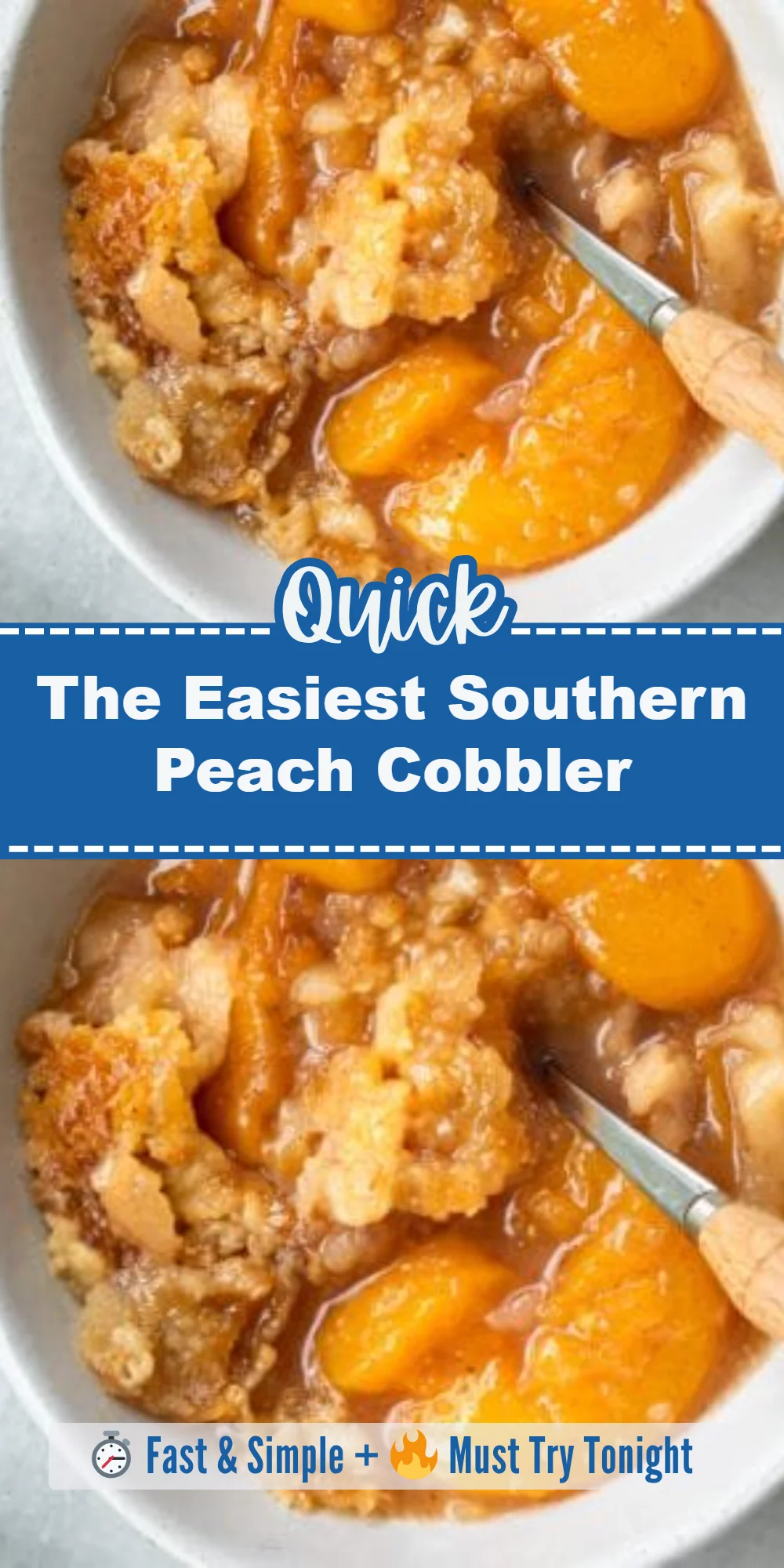 The Easiest Southern Peach Cobbler