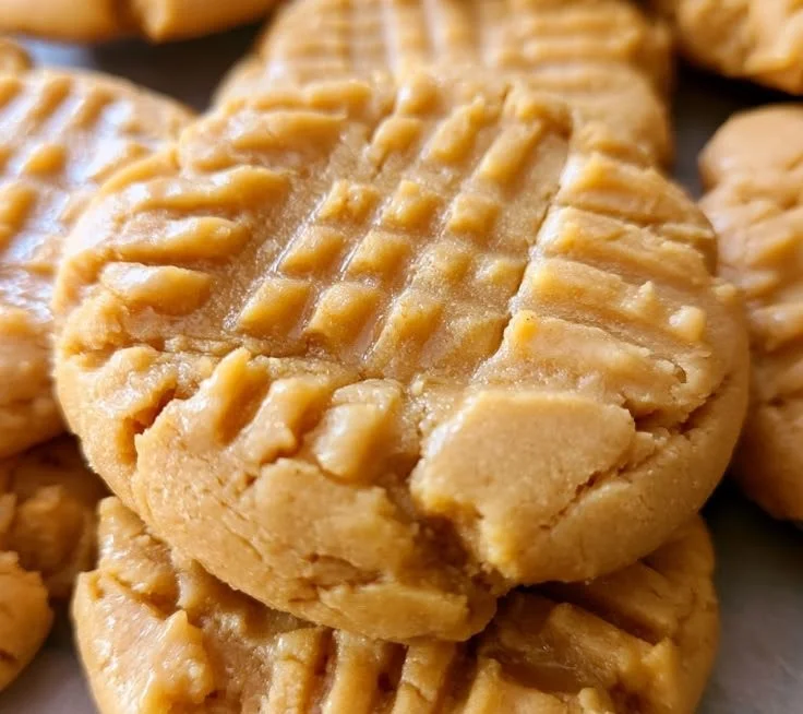 Thick and Chewy Peanut Butter Cookies