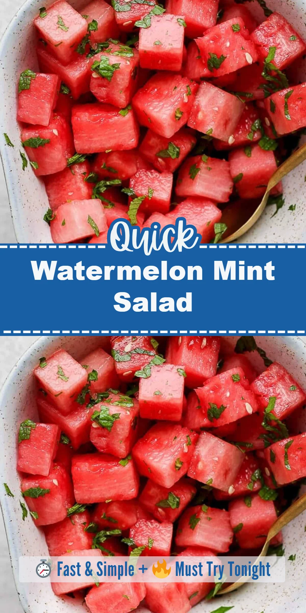 Watermelon Mint Salad